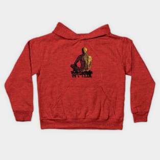 Illustrated man Kids Hoodie